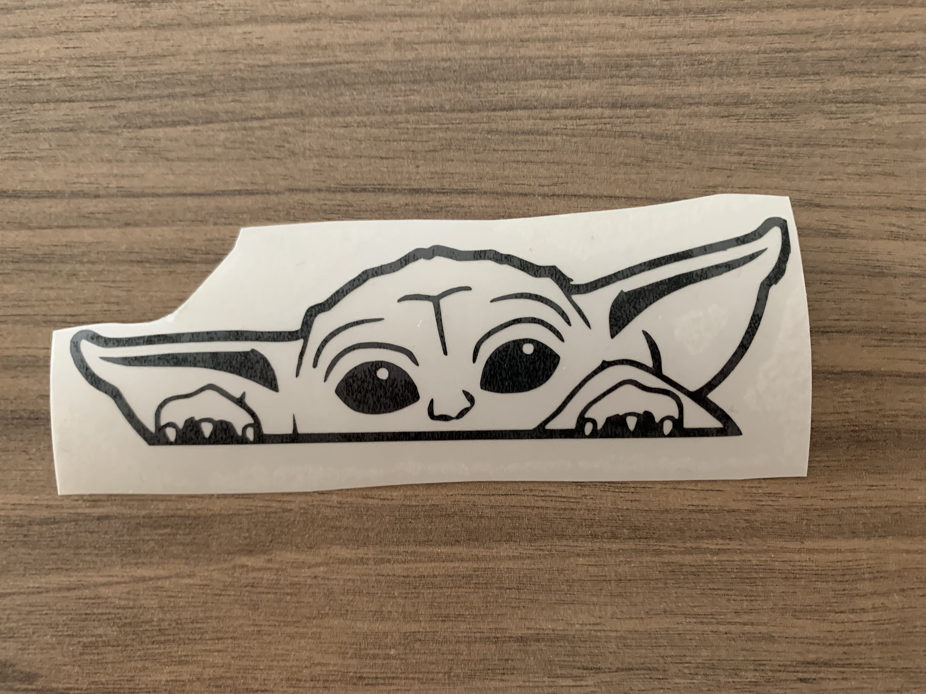 Download Baby Yoda Vinyl Decal Star Wars Vinyl Decal | Etsy