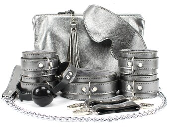 Mandrake Luxury Leather BDSM Blindfold