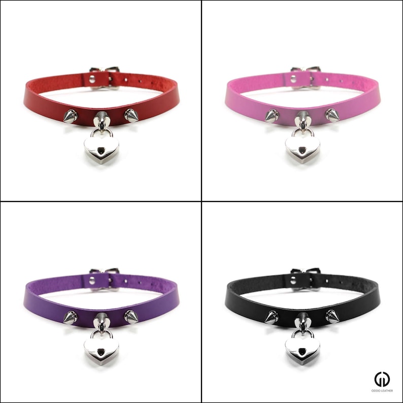 Kitten Play Collar Ddlg Day Collar Bdsm Leather Kitten Collar Etsy