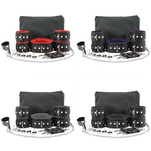 Padded BDSM Collar | 2'' Locking Submissive Collar | Premium Leather with Buckle | Mandrake by Oddo Leather image 2