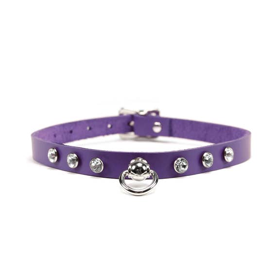 Day Collar Leather Collar Ddlg Leather Choker Ddlg Day Collar Etsy