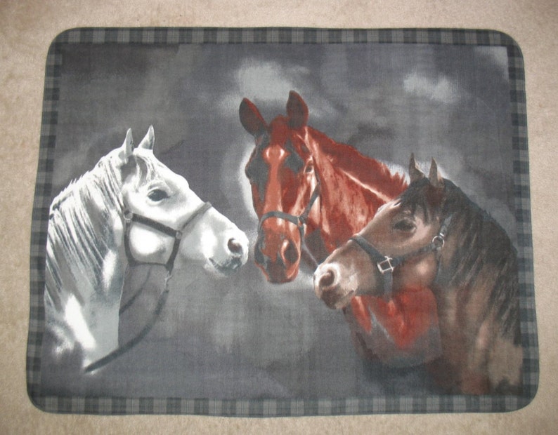 Spirit Horse Fleece Throw Blanket Etsy