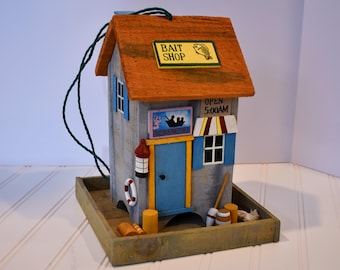 Vintage Bait Shop Bird feeder