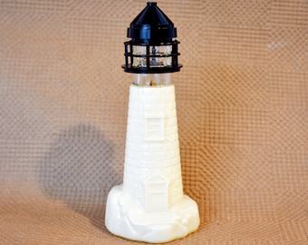 Vintage Old Spice Lighthouse After Shave Decanter ~ Empty