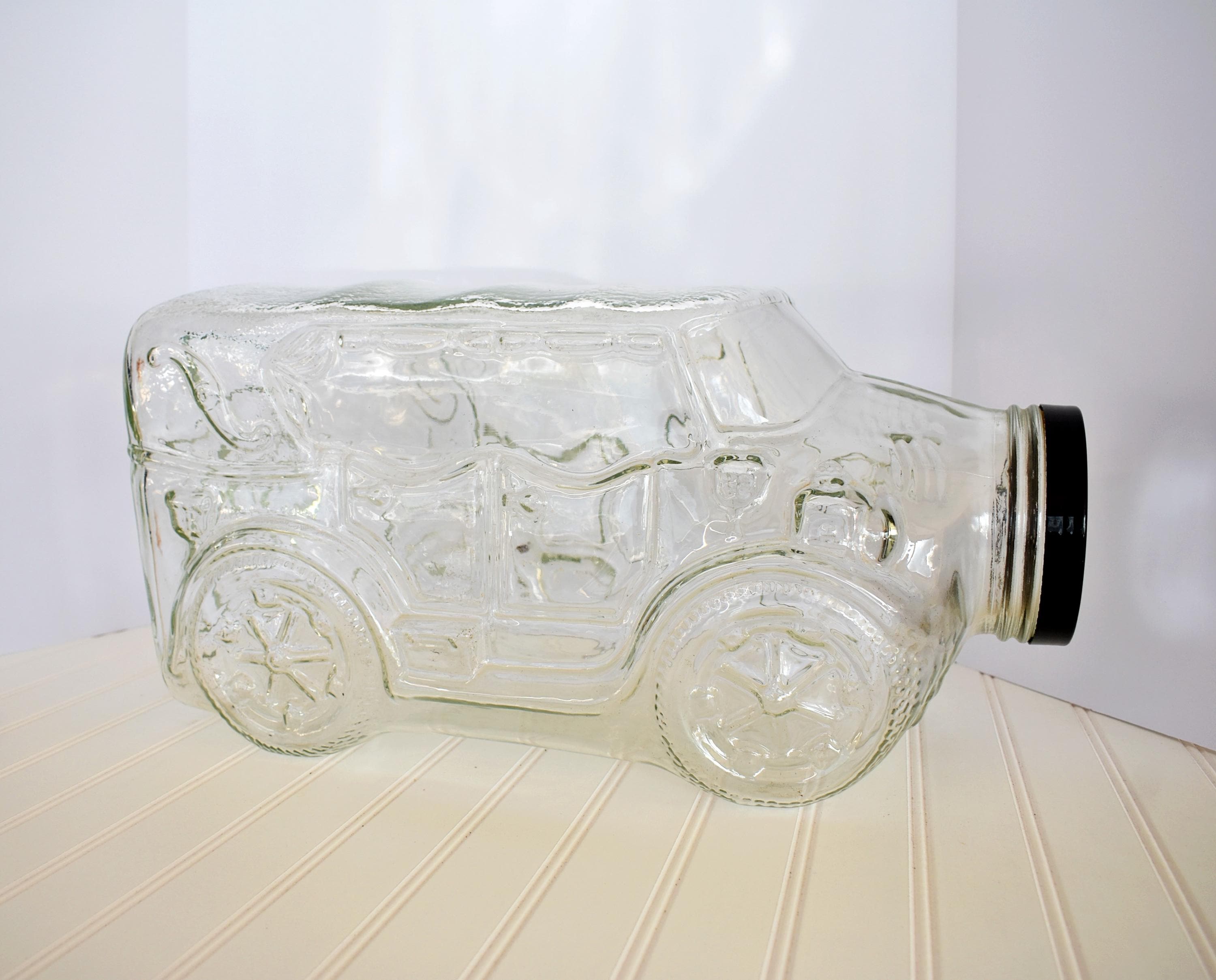 Vintage Libbey Glass 5-gallon Touring Car Jar - Etsy