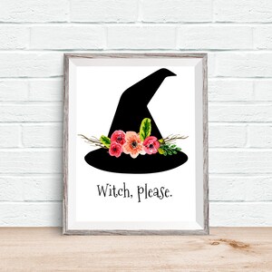 Witch Please Printable Witch Hat Flower Crown Printable