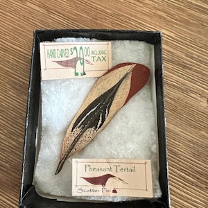 Pheasant Tertail lapel pin
