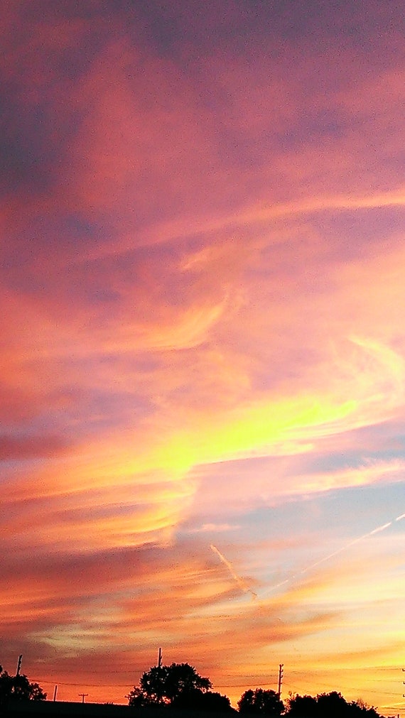 Royal Oak Sunset Sky Photo Print A Vertical B Horizontal Etsy