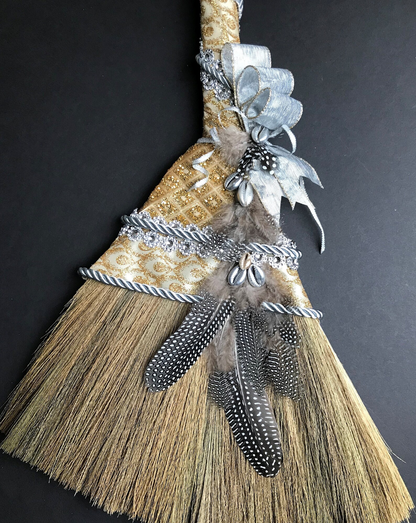 Jeweled African Wedding Broom Etsy