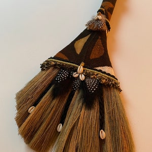 Mud Cloth Moderne II African Wedding Broom