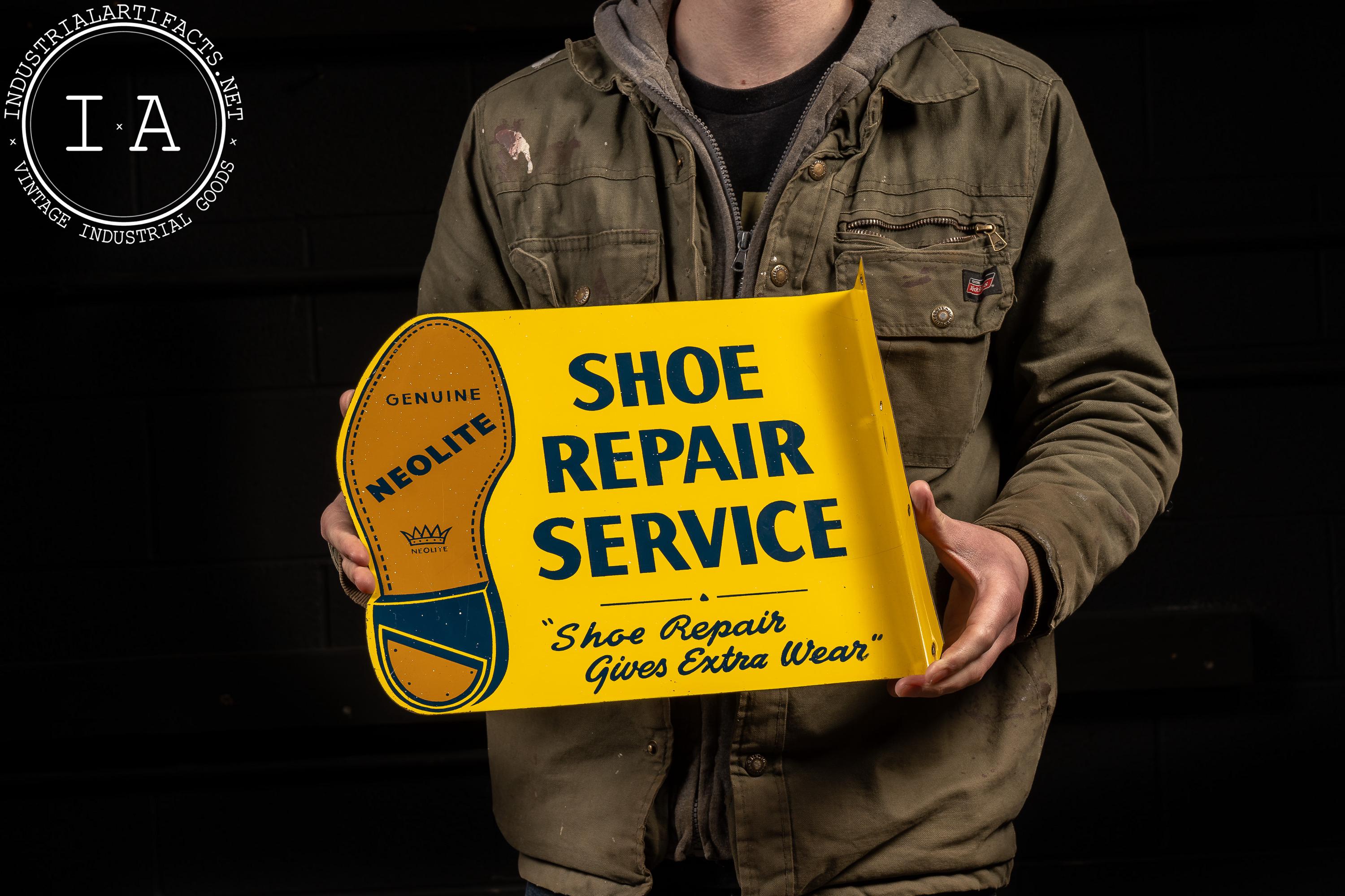 Antique Shoe Repair Sign - Etsy