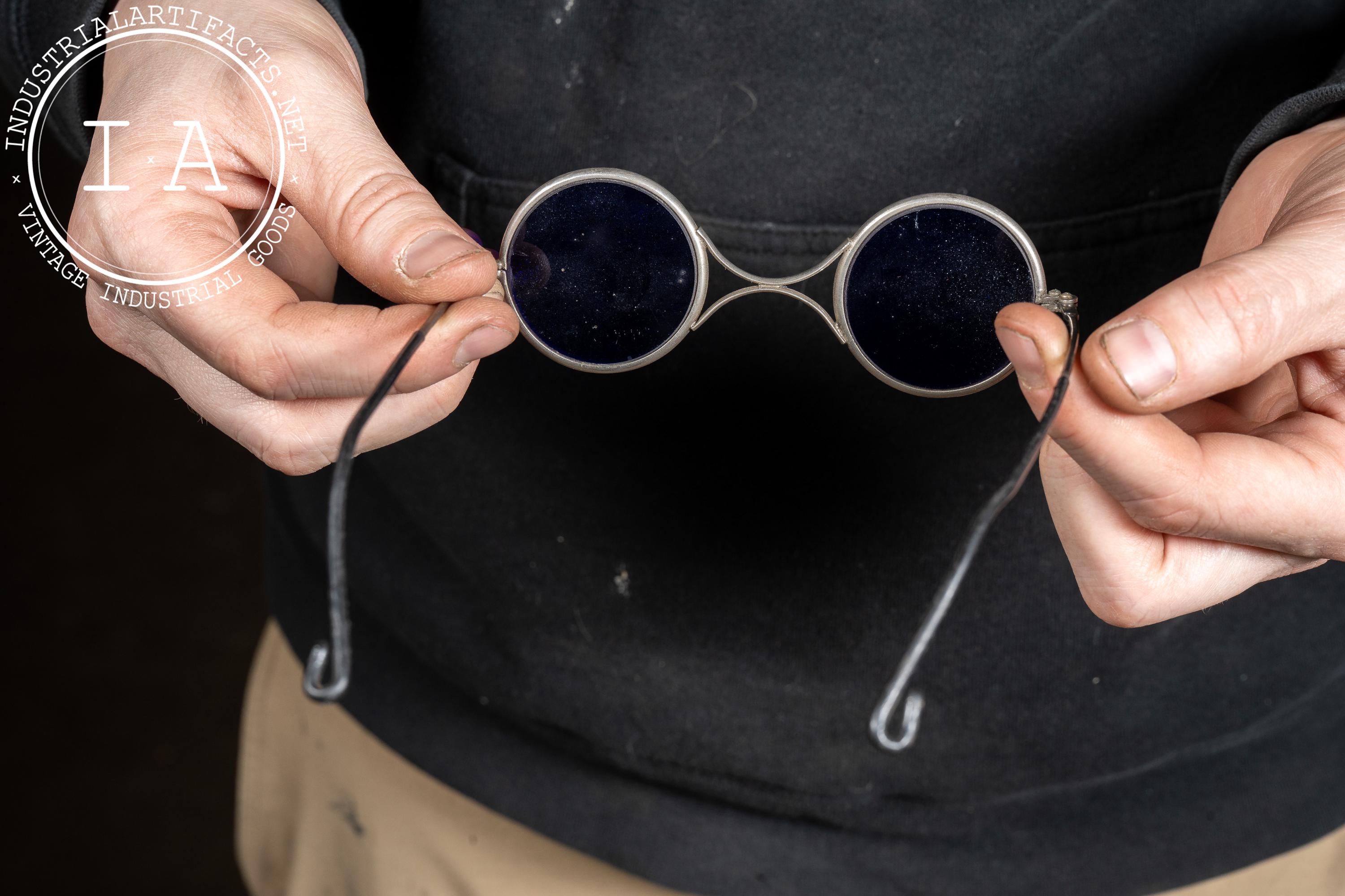 Early 20th Century Cobalt Blue Welding Spectacles by Willson - Etsy