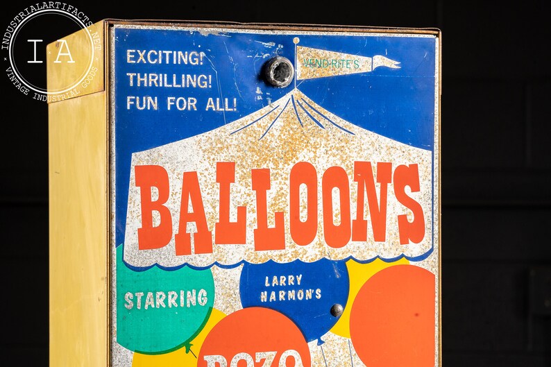 Vintage Bozo Buckets Vending Machine Etsy