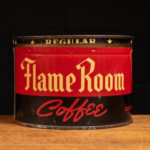 Antique Flame Room Coffee Can