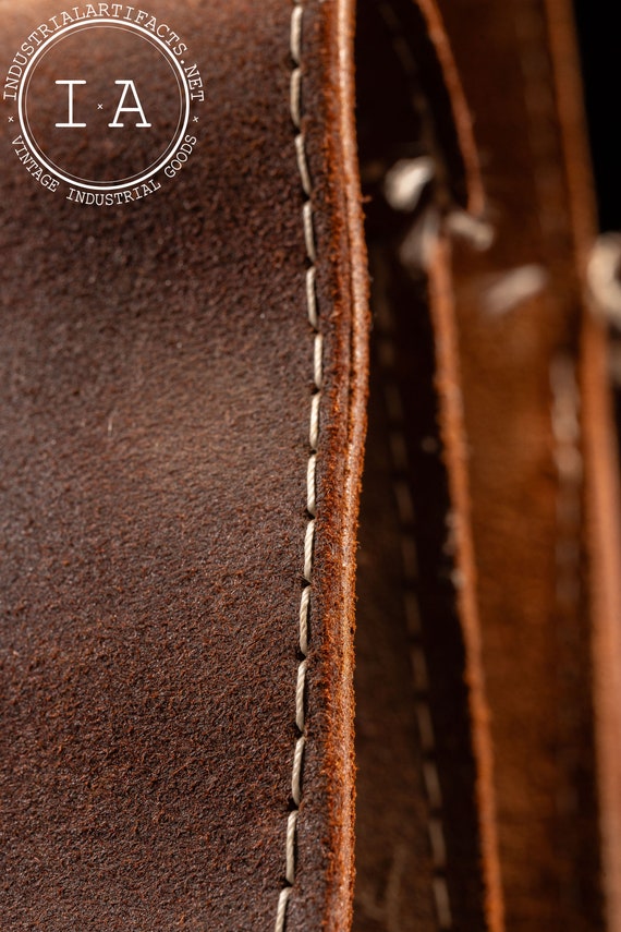 Vintage Leather Saddle Bags - image 3