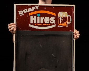 【Hires Root Beer】ヴィンテージ黒板（看板） Hires Root Beer】ヴィンテージ黒板（看板）
