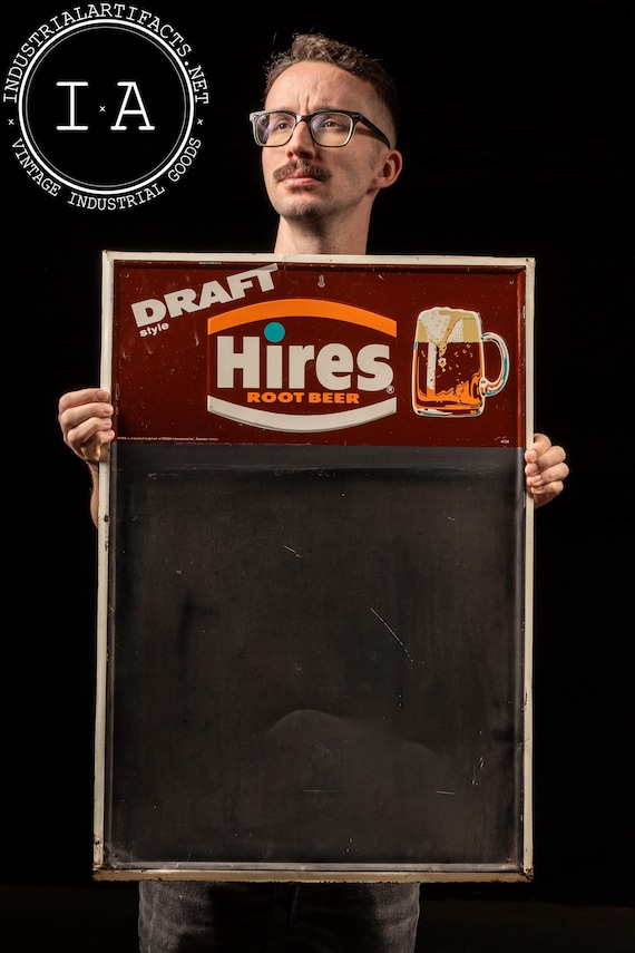 【Hires Root Beer】ヴィンテージ黒板（看板） Hires Root Beer】ヴィンテージ黒板（看板