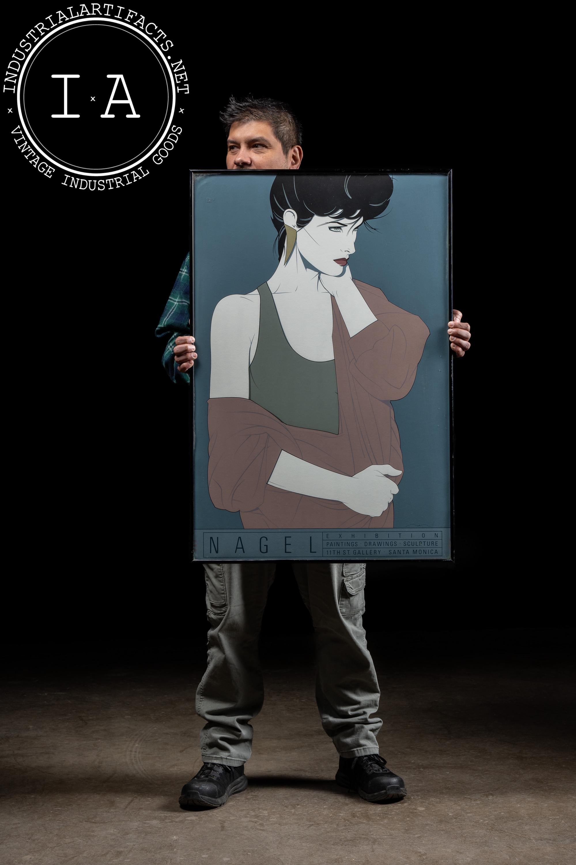 Santa Monica | Framed Patrick Nagel Exhibition Poster for 11th St