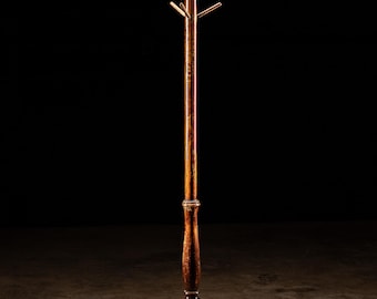 Early 20th Century Wooden Coat Rack