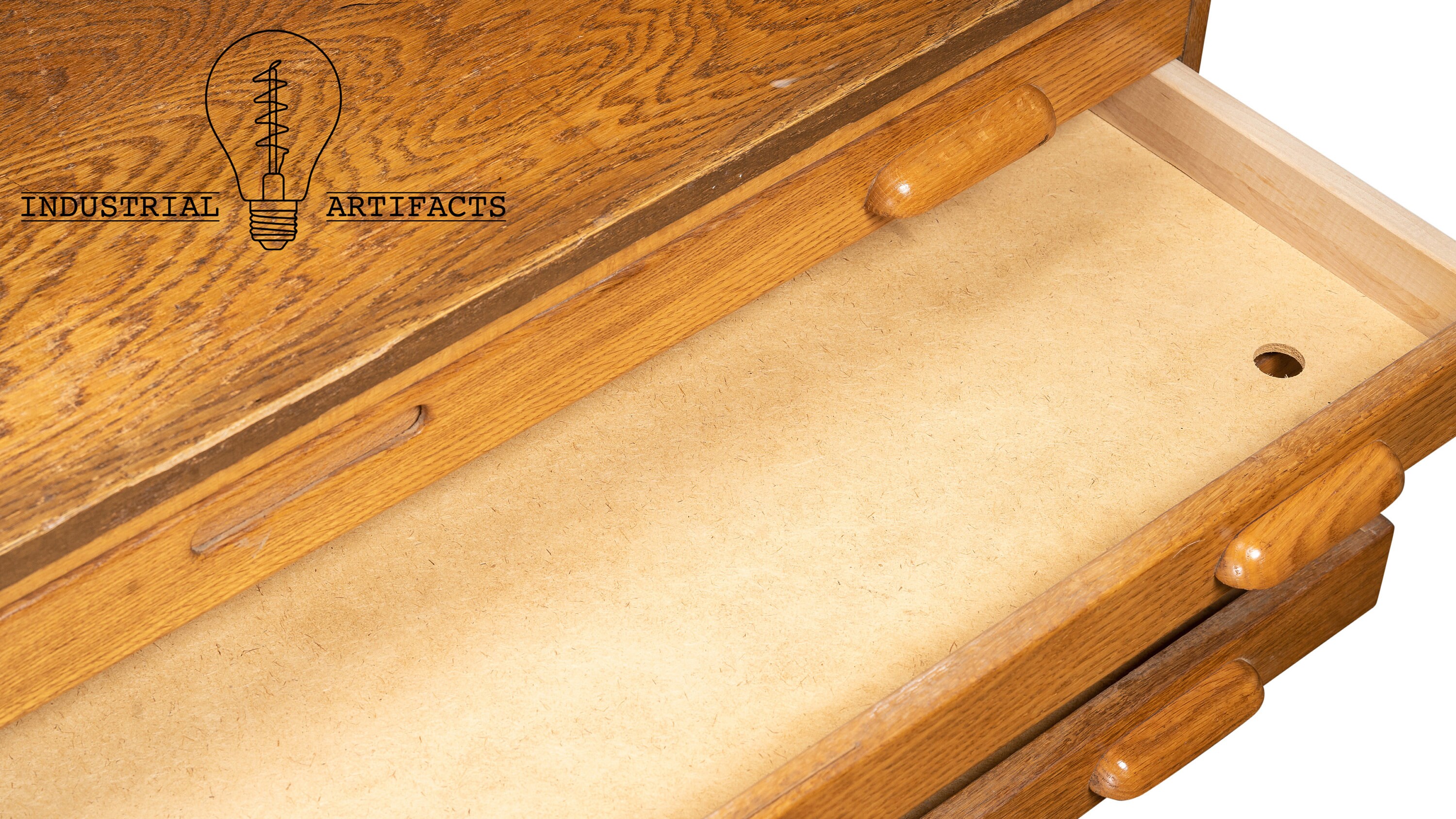 Antique Single Stack Wooden Flat File With Base Etsy