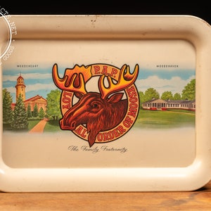 Vintage Order of the Moose Serving Tray