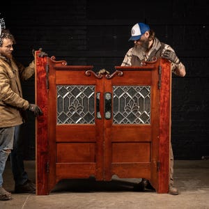 Late 19th Century Mahogany Brunswick Saloon Doors