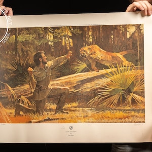 Vintage National Sporting Fraternity Print; Embossed, Signed, and Numbered
