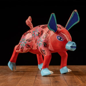 Vintage Pig Alebrije Mexican Folk Art
