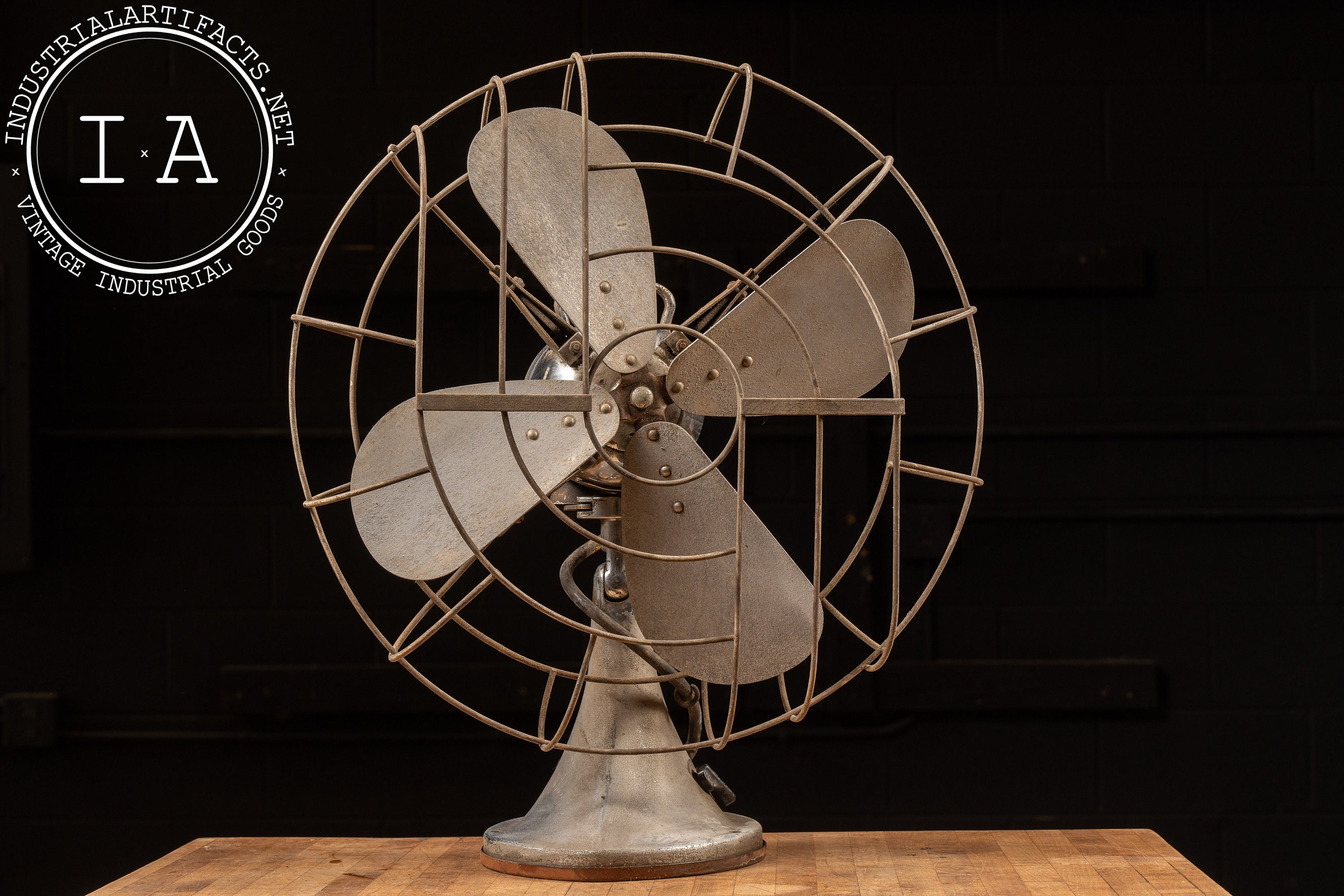 Vintage Hunter C-16 Steel Desk Fan - Etsy