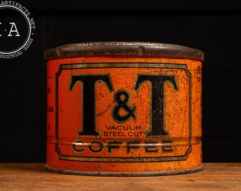 Summer Girl Vintage Coffee Tin Can - Kansas City Collectible - Etsy