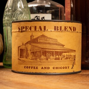 Antique Unopened Cafe Dumonde Coffee Can