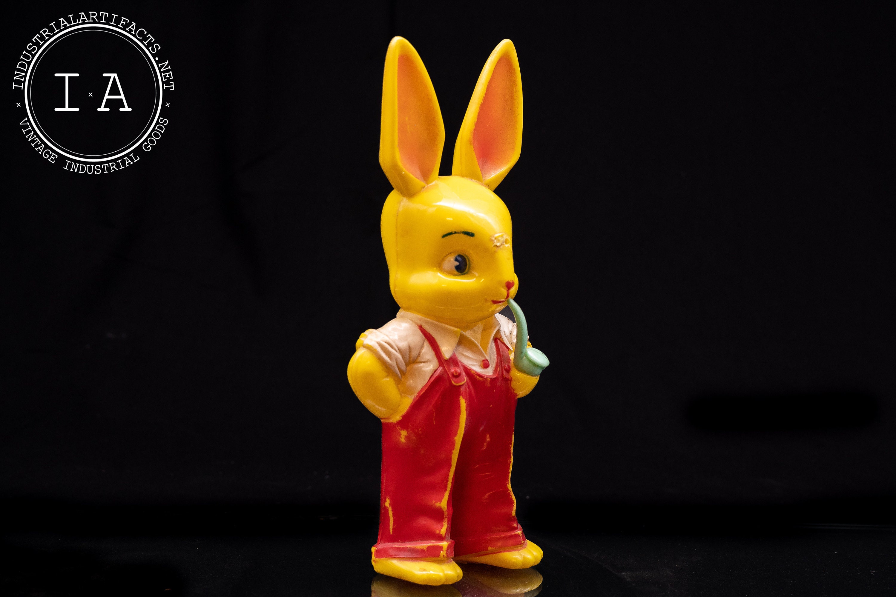 Vintage Knickerbocker Plastic Bunny - Etsy