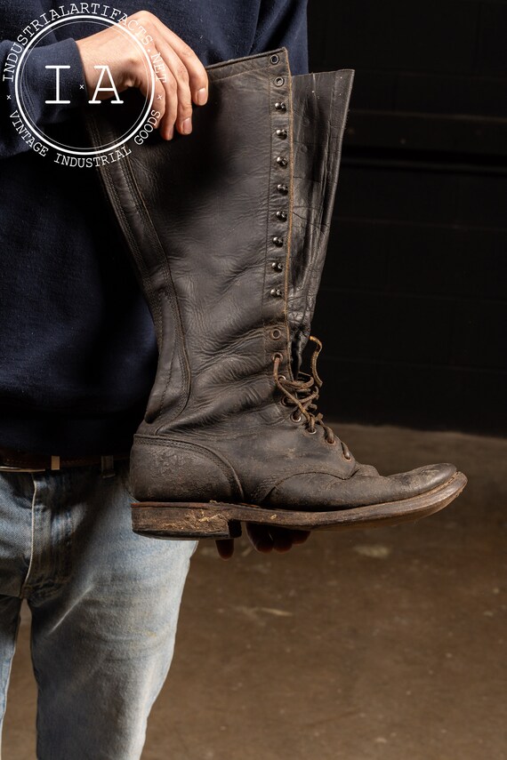 Vintage Leather Workboots With Goodyear Welt - image 2