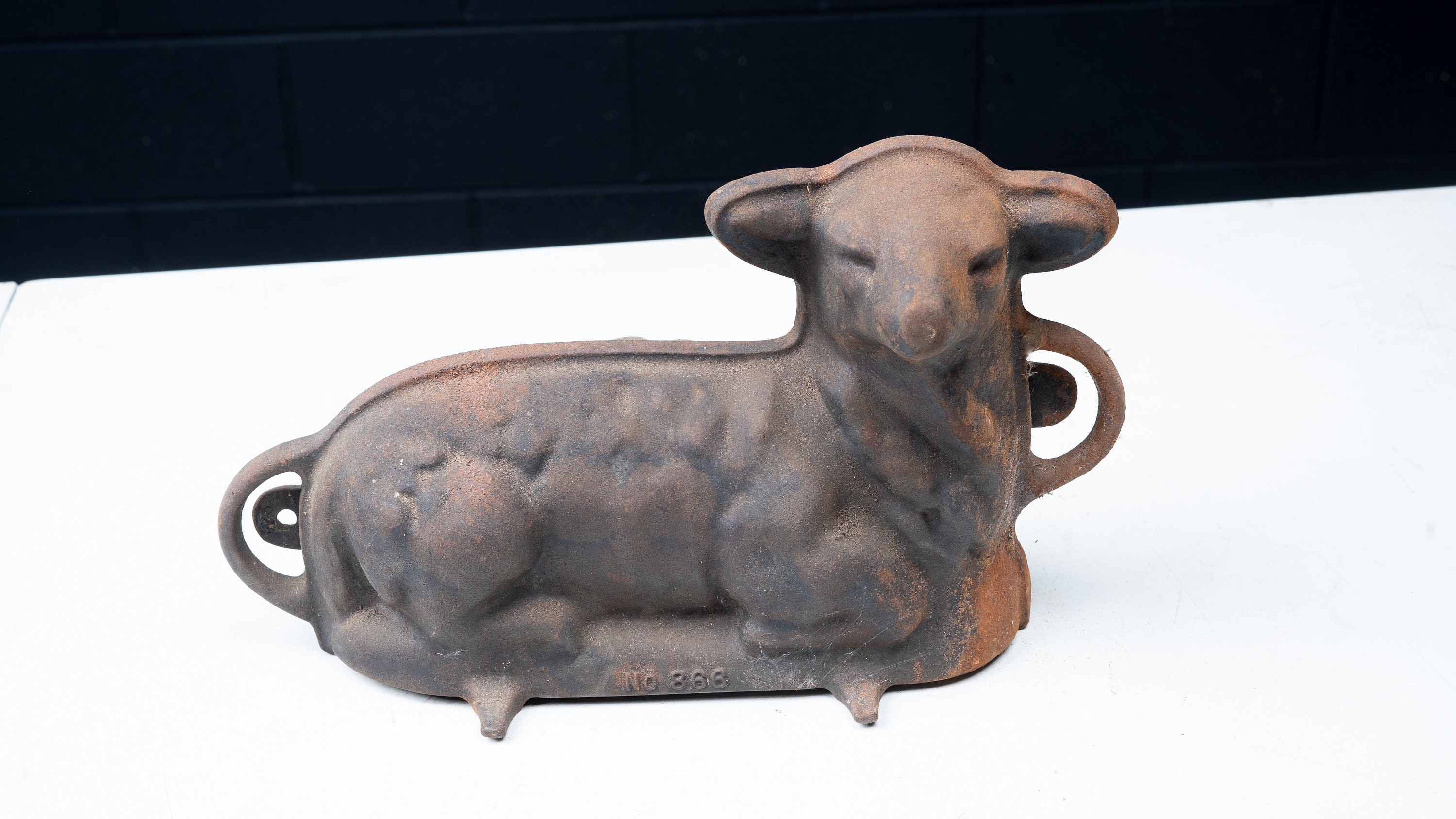Antique Cast Iron Lamb Cake Mold by Griswold With Original Etsy
