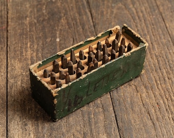 Set of 1/16th Alphabetical Die Punches