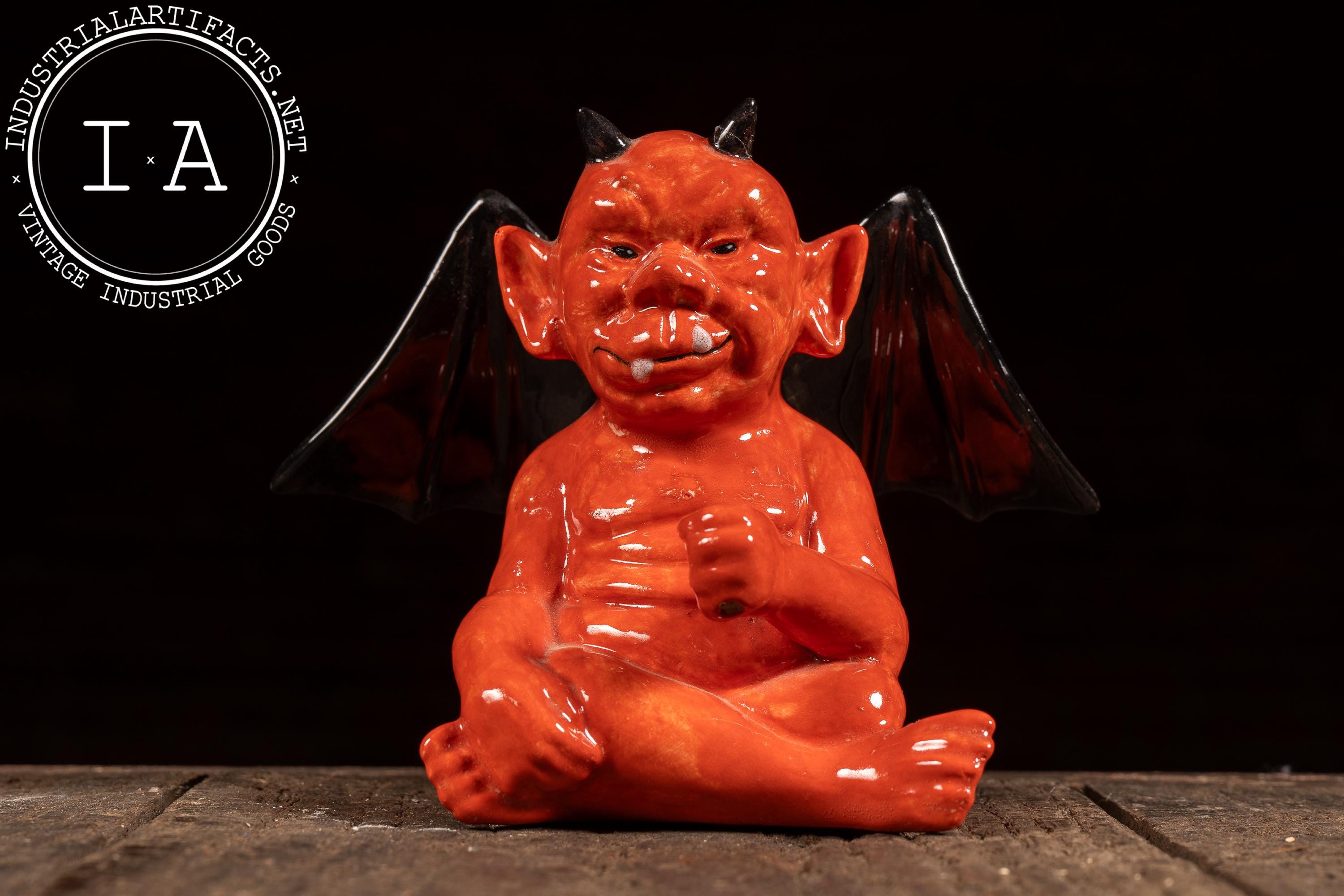 ビンテージ　デビル 悪魔　Devil ミッドセンチュリー アンティーク　置物 Vintage Devil Bank - Etsy