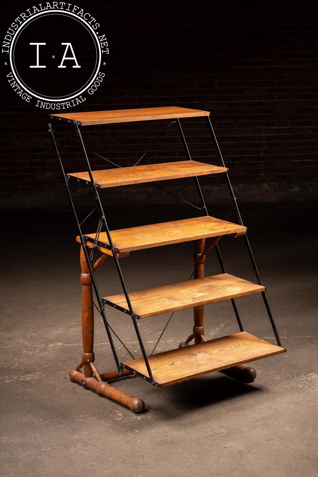 Antique Convertible Baker's Rack Table - Etsy