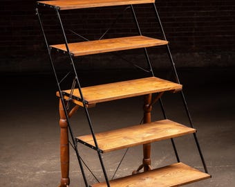 Antique Convertible Baker's Rack Table - Etsy