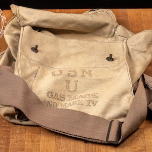 WW2 Mask Satchel Bag with Original Defogging Paste