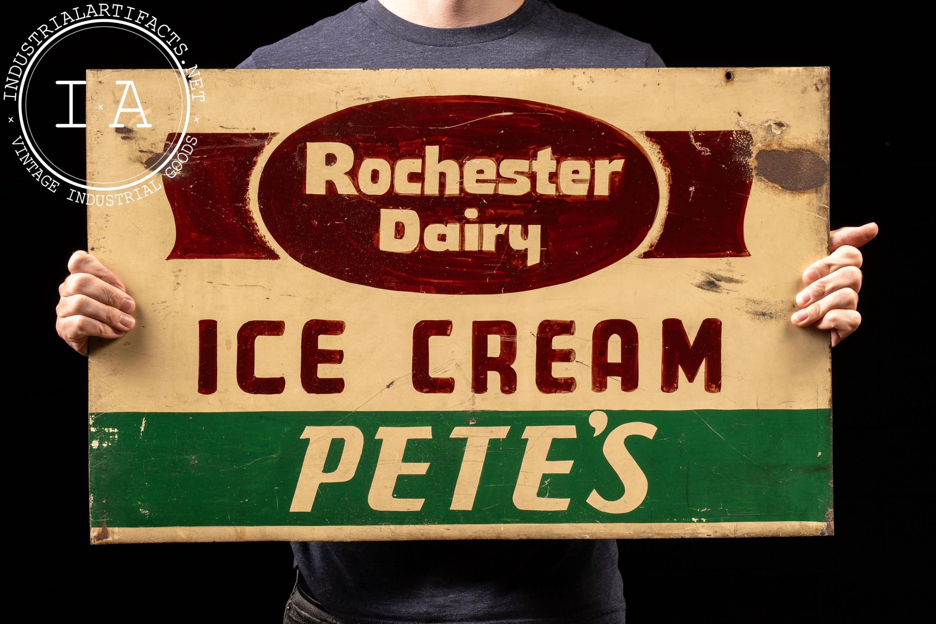Vintage Hand-painted Rochester Dairy Sign - Etsy