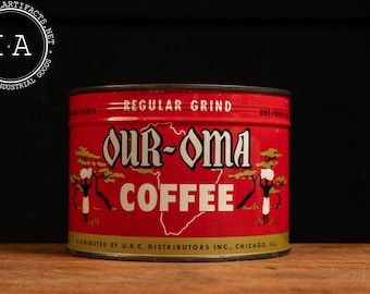 Summer Girl Vintage Coffee Tin Can - Kansas City Collectible - Etsy