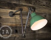 Vintage Industrial Dugdill Articulating Task Lamp
