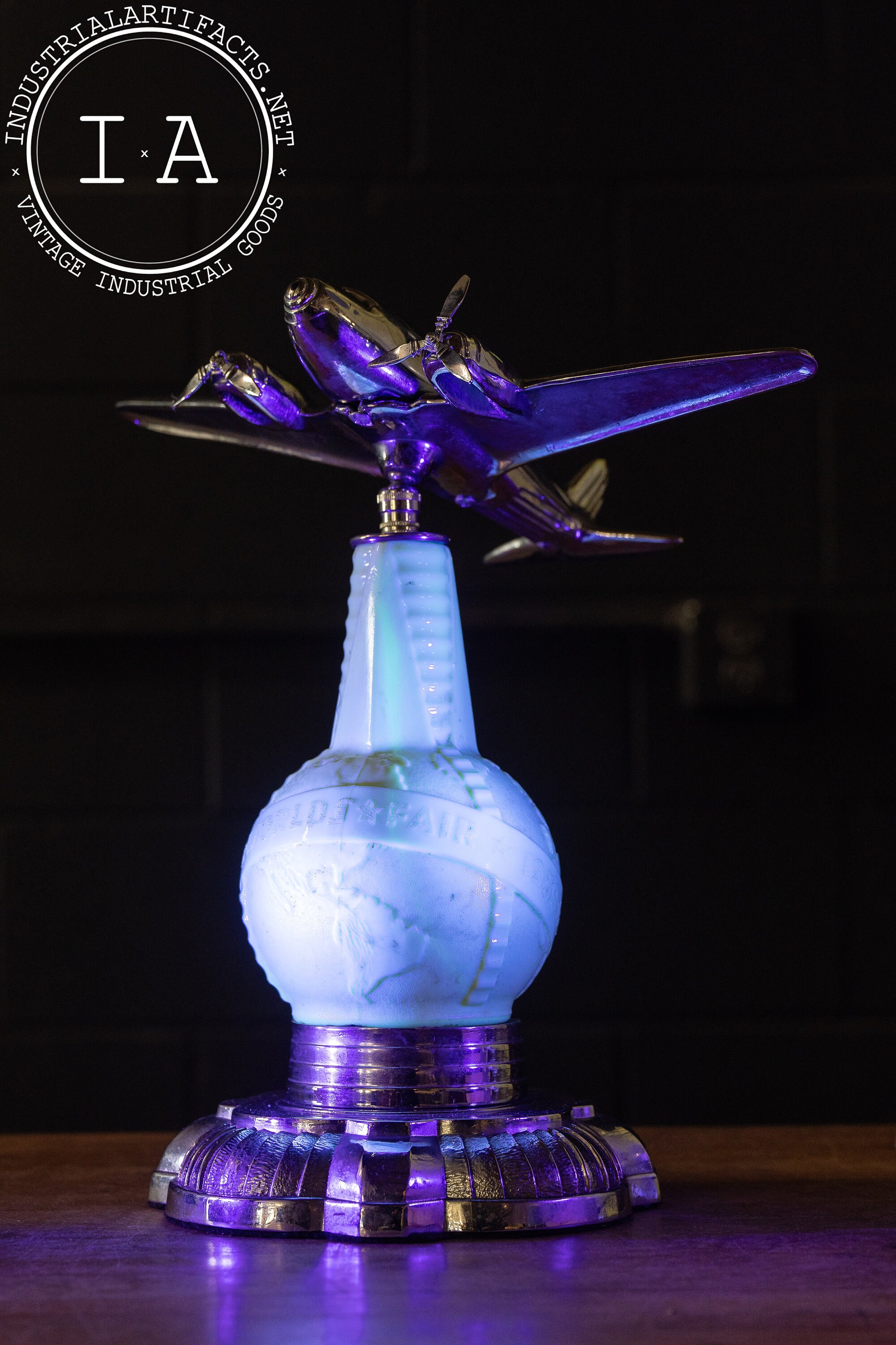 Worlds Fair Uranium Saturn Lamp - Etsy Worlds Fair Uranium Saturn Lamp - Etsy