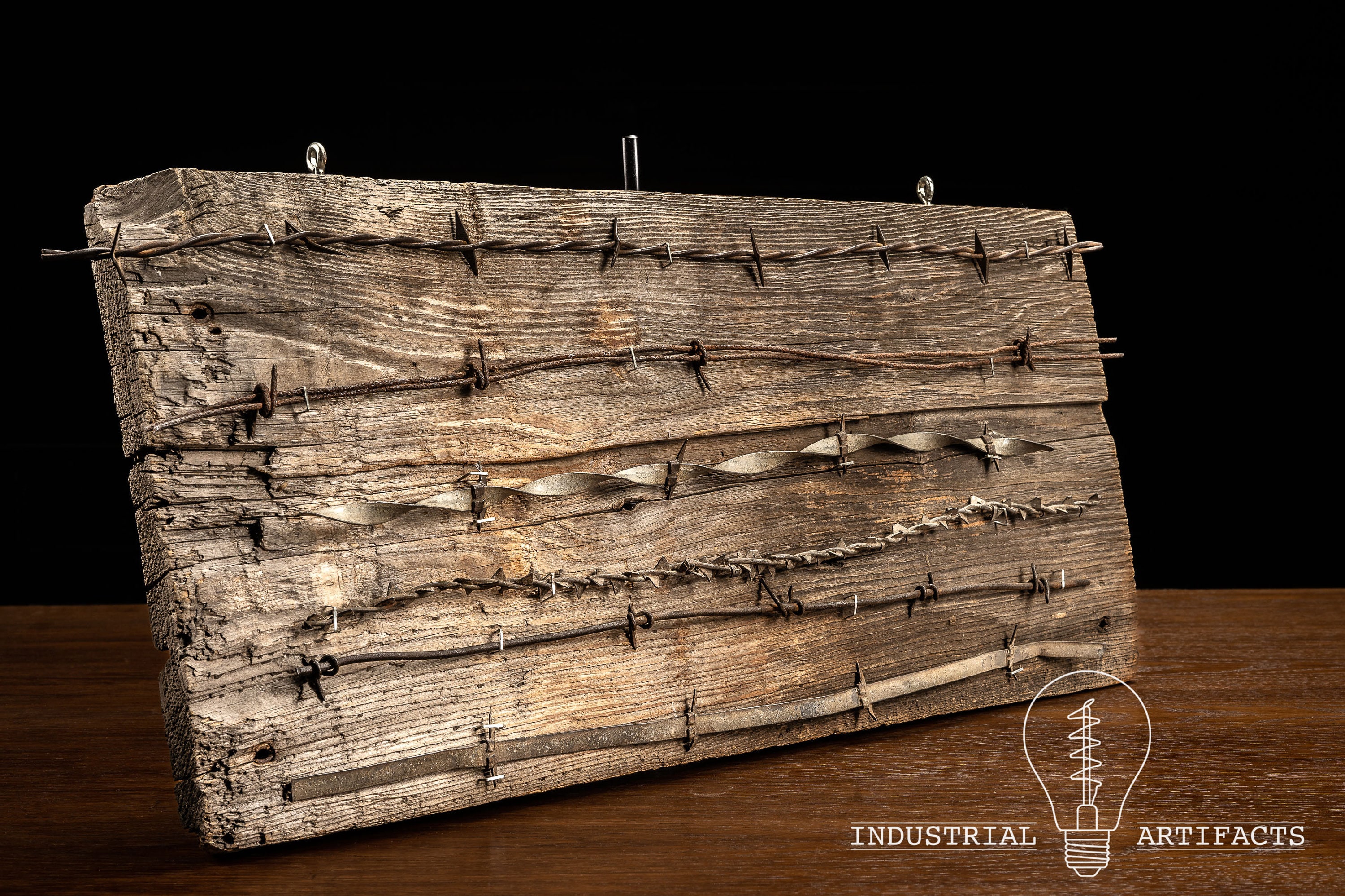 Other Assemblage 528 Antique Barbed Wire Display Art Collection 18