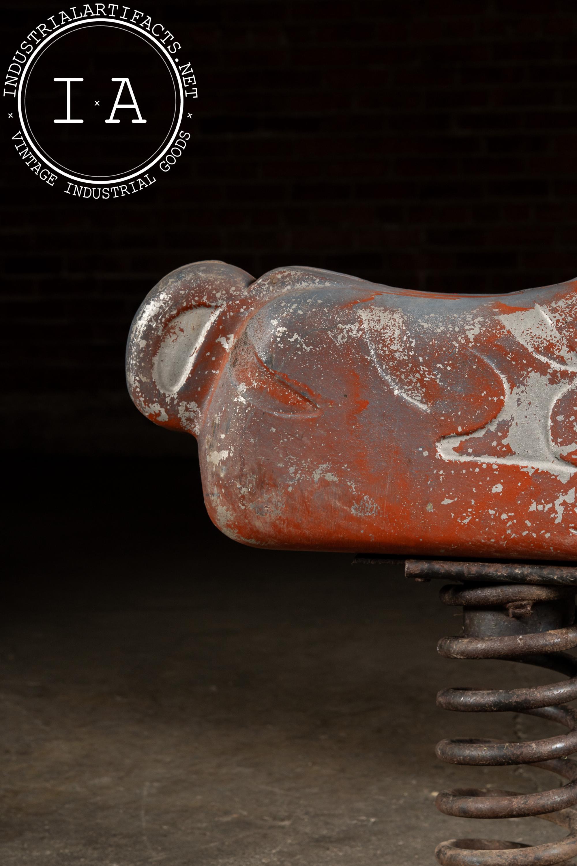 Mexico Forge Spring Rider Vintage Red Squirrel Spring Rider by Mexico Forge - Etsy