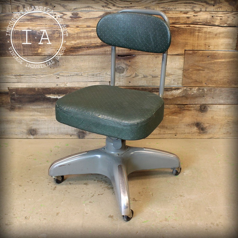 Vintage Industrial Mid Century Hamilton Cosco Inc Green Image 0