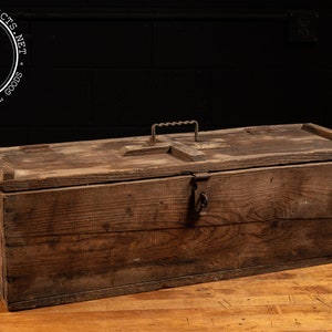 Primitive Wooden Tool Chest