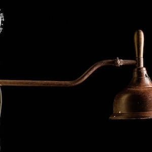 Vintage Industrial Adjustable Lamp With Pullcord