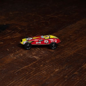 Vintage Litho Esso Japanese Race Car