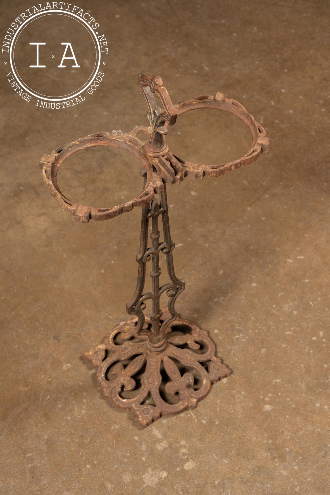 Early 20th Century Cast Iron Ashtray Stand - Etsy